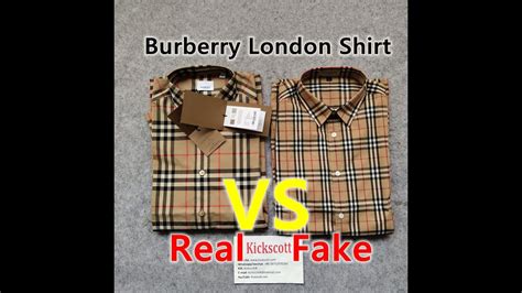 how to tell real burberry shirt from fake|authentic vintage burberry.